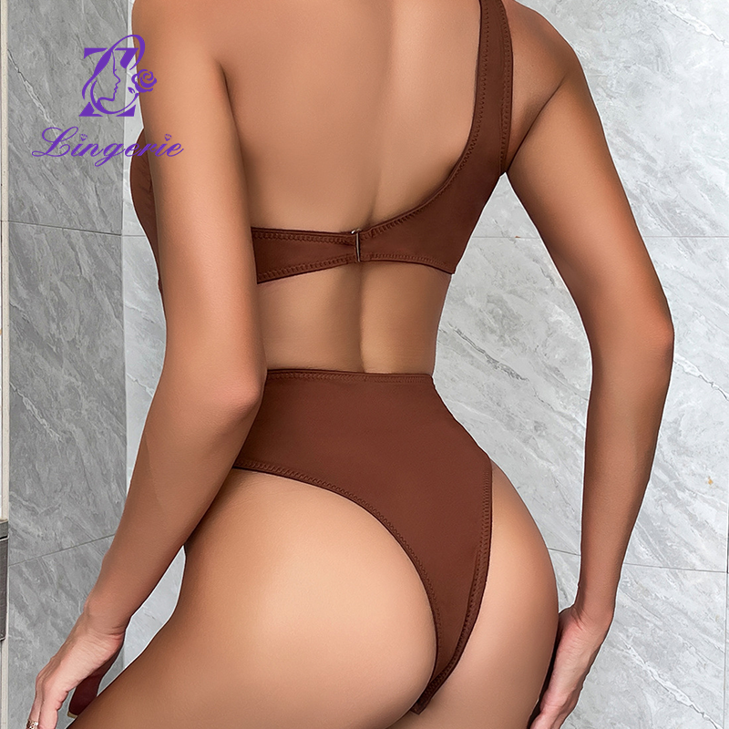 Sexy Backless Slash Cutout Bodysuit