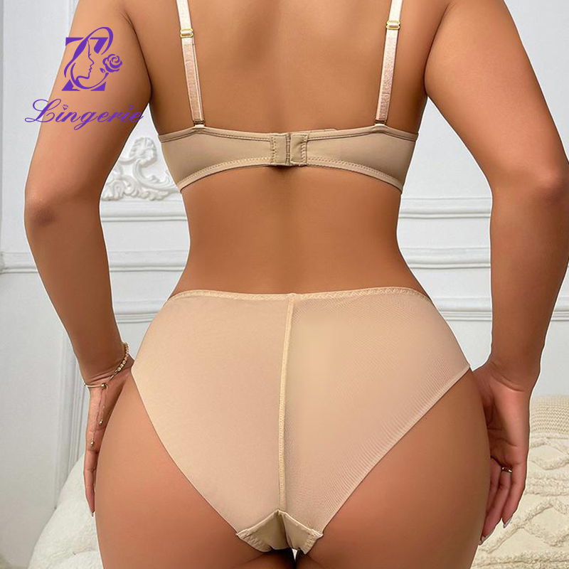 Sexy lingerie summer color collision small breasts show large gathered underwear collect vice breasts anti-sagging top support bra set