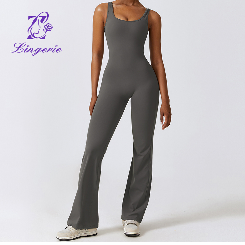 Hip lifting tight one-piece yoga clothing women outdoor running sports one-piece fitness clothing