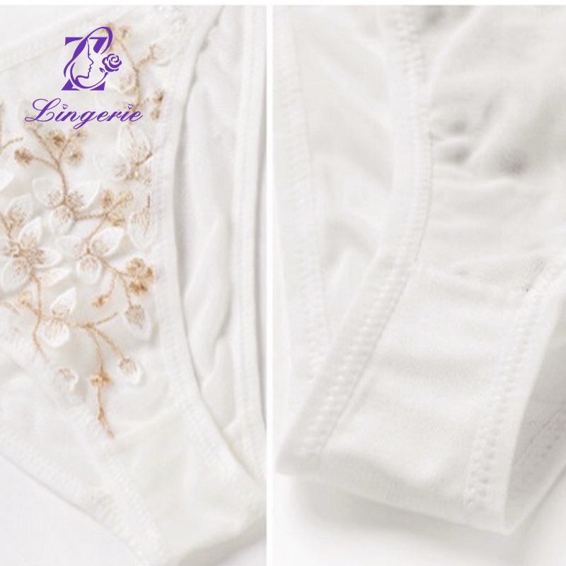French Court Style Luxury Embroidery Lace Underwear Anti-sagging Soft Steel Ring Sexy Lingerie