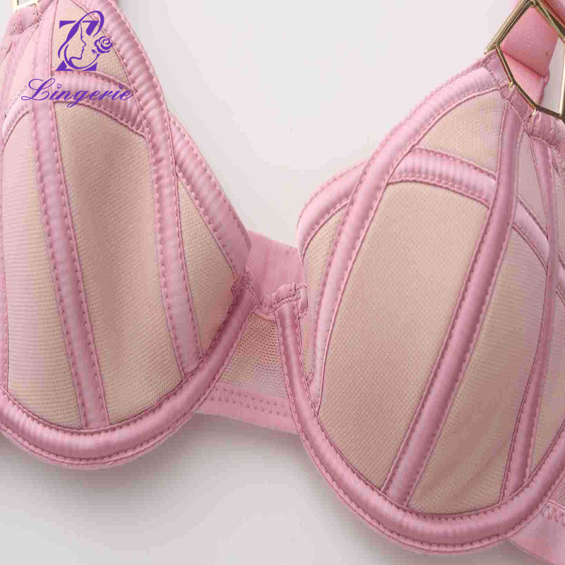 Flexible steel ring anti-sagging adjustable underwear women's wide shoulder strap