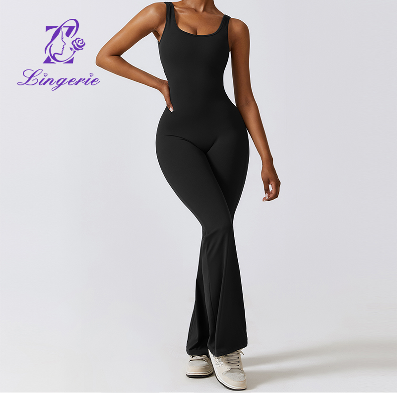 Hip lifting tight one-piece yoga clothing women outdoor running sports one-piece fitness clothing