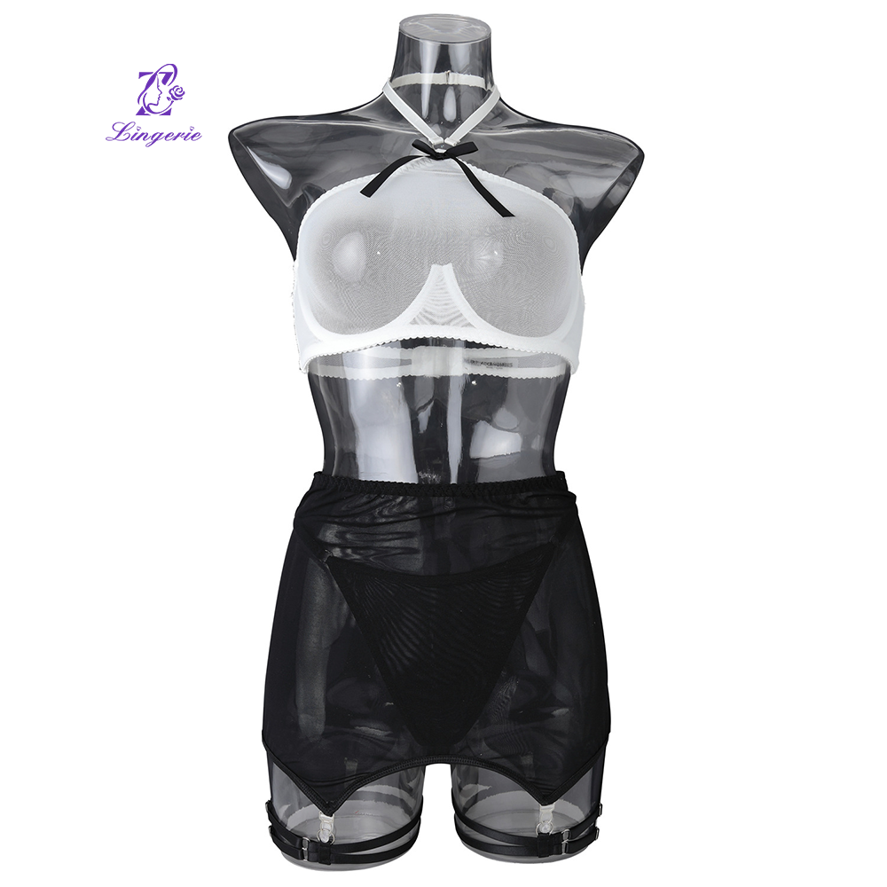 Sexy Mesh Stitching Bodysuit