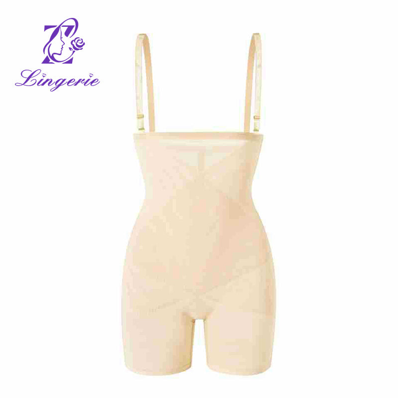 Invisible Enhanced Body Shaping Braless Non-curling Mid Thigh Shaper
