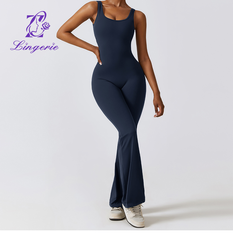 Hip lifting tight one-piece yoga clothing women outdoor running sports one-piece fitness clothing